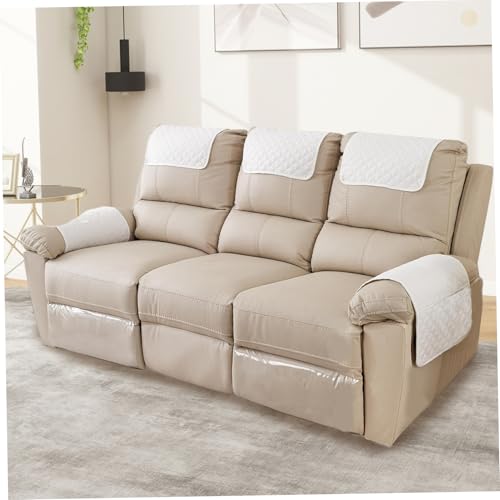 NASSMOSSE 5pcs/Set -Sofa -Armabdeckungen mit Kopfstützenabdeckungen für Liesingleer Weiche Polyester -Sofa -Armschutz mit Seitentasche für Couch -Sessel von NASSMOSSE