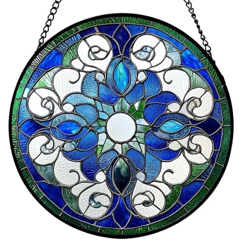 NASSMOSSE Buntglas 6.3 handbemalte Boho Fensterdekoration NASSMOSSE Buntglas 6.3 handbemalte Boho Fensterdekoration von NASSMOSSE