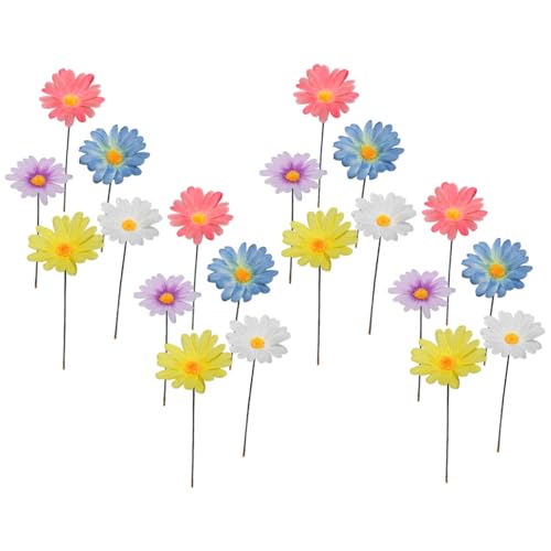 NASSMOSSE Dekorative Garteneinsätze 20pcs 2x12 Stoff Gänseblümchen Blumen dekorative Hof -Pfähle für Rasen, Weg, zufällige Farbe NASSMOSSE Dekorative Garteneinsätze 20pcs 2x12 Stoff Gänseblümchen Blumen dekorative Hof -Pfähle für Rasen, Weg, zufällige Farbe von NASSMOSSE