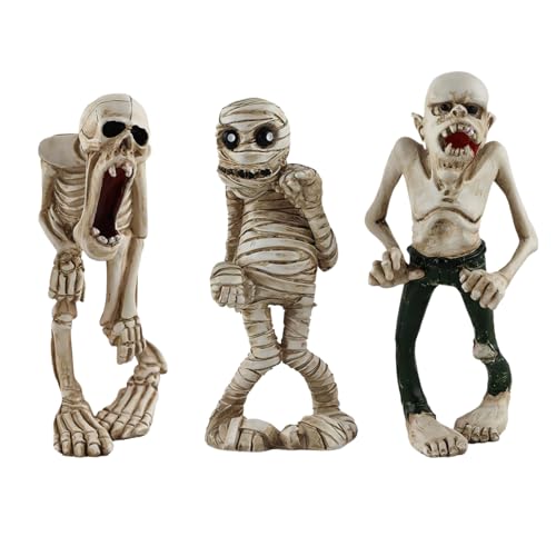 NASSMOSSE Halloween -Figuren setzen Mama, Ghul, Vampirharz -Statuen NASSMOSSE Halloween -Figuren setzen Mama, Ghul, Vampirharz -Statuen von NASSMOSSE