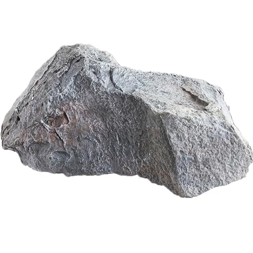 NASSMOSSE Künstliche Felsen, realistische Landschaftsfelsen, 52,1 x 30 x 26,9 cm, künstliche Felsen für Landschaftsbau, pflegeleicht, PU- und Schaumstoff-Brunnenabdeckungen für Hof, Gartendekoration von NASSMOSSE