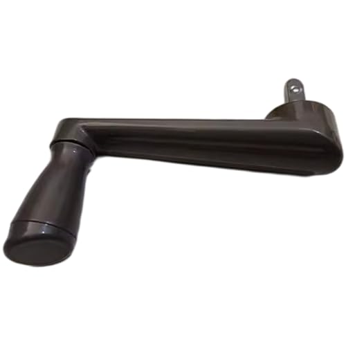 NASSMOSSE Parasol Ersatzteile, schwere Metallterbrella-Regenschirm-Kurbelgriff, wetterresistente Patio-Regenschirm-Ersatzteile für Picknick-Strand Innenhof, Brown von NASSMOSSE