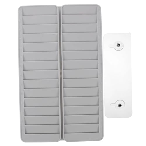 NASSMOSSE Zeitkartenregal mit 28 Pocket, Kunststoff-Wandmontage-Zeitkartenhalter Hanging Organizer Anwesenheitspflichte für Office Storehouse Factory von NASSMOSSE