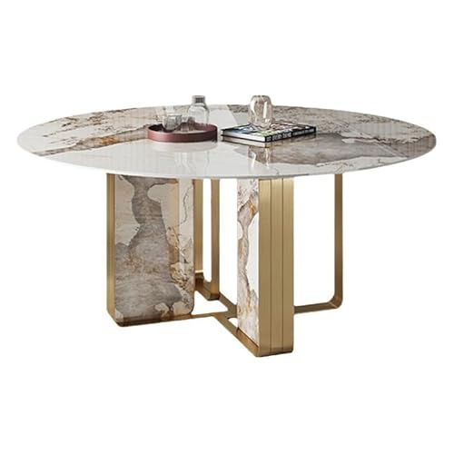 Esstisch Teetisch Helle Luxus Steinplatte Esstisch kleine Wohnung Runde Haus Restaurant modernes Licht Couchtisch für Wohnzimmer Esstisch Teetisch Helle Luxus Steinplatte Esstisch kleine Wohnung Runde Haus Restaurant modernes Licht Couchtisch für Wohnzimmer von NASTYA