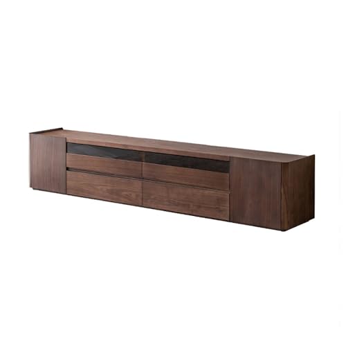 Moderne TV-Ständer ​​180cm Nordische Minimalistische Nussholzkonsole, Haushalt Wohnzimmer Abstellschrank, Mediahub Geeignet für Hotels​ TV-Schrankständer für Wohnzimmer(180x40x45cm) von NASTYA
