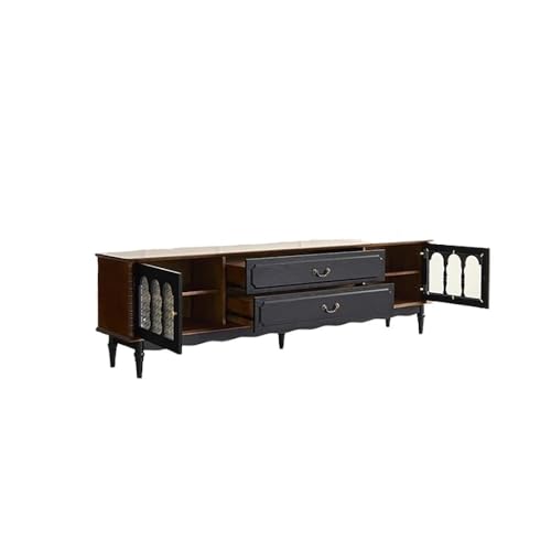 Moderne TV-Ständer 200cm Retro Farbkontrast Ländliches Massivholz Entertainment-Center, Haushalt Wohnzimmer Aufbewahrungsschrank für Hotels & Ferienwohnungen TV-Schrankständer für Wohnzimmer Moderne TV-Ständer 200cm Retro Farbkontrast Ländliches Massivholz Entertainment-Center, Haushalt Wohnzimmer Aufbewahrungsschrank für Hotels & Ferienwohnungen TV-Schrankständer für Wohnzimmer von NASTYA
