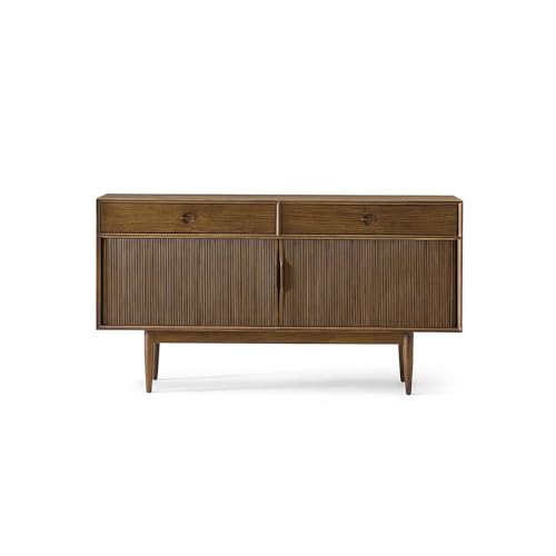 NASTYA Buffet-Schrank, 150 cm, aus Holz, Retro-Aufbewahrungsschrank aus Massivholz für Wohnzimmer, für Schlafzimmer, Küche, Esszimmer usw von NASTYA