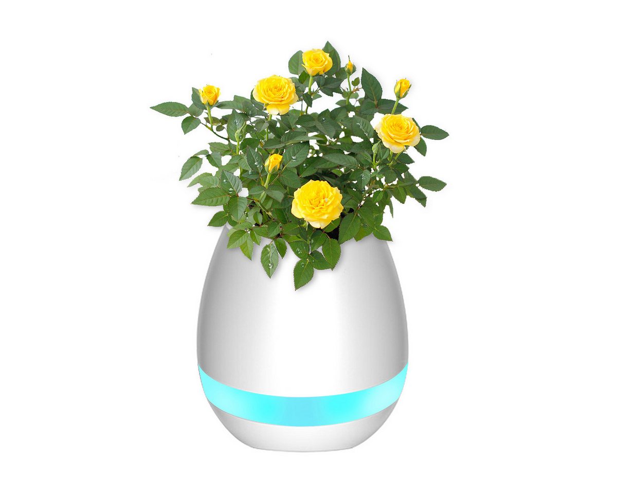 NASUM Anzuchttopf TOKQI Smart Flower Pot – Innovatives Pflanzengefäß mit Lautsprecher, Bluetooth, energiesparend von NASUM