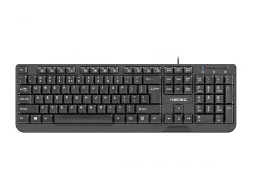 NATEC TECLADO Trout Slim Negro von NATEC