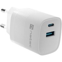 Natec - ladegerät ribera gan 1X usb-a + 1X usb-c von NATEC