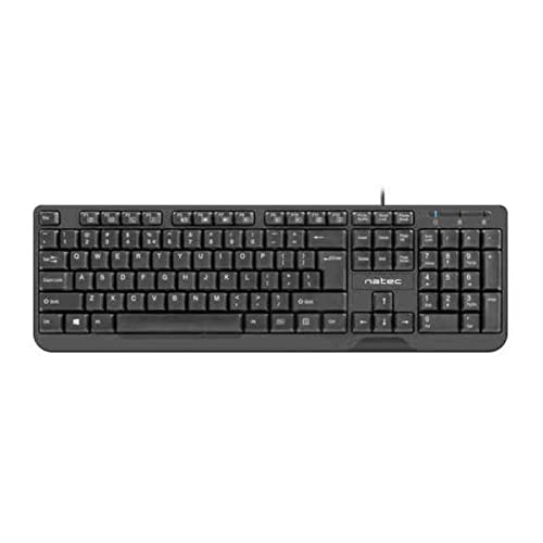 NATEC TECLADO Trout Slim Negro von NATEC