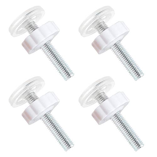 NATEE 4 PCS Druckschrauben für Kindergitter oder Gitter Haustier Baby Gate Screw Bolts Drucktore Gewindespindelstangen Schrauben Kit für Treppengitter von NATEE