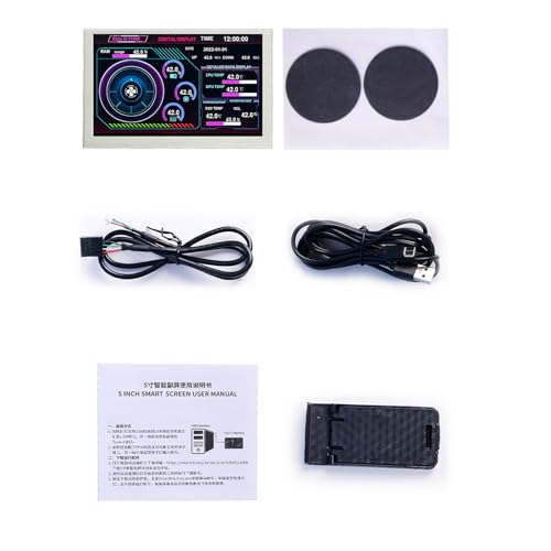 NATEFEMIN 12,7 cm PC CPU Datenmonitor IPS USB Mini Bildschirm PC CPU RAM Datenmonitor Sensor Panel Monitor, Ausgenommen AIDA64 NATEFEMIN 12,7 cm PC CPU Datenmonitor IPS USB Mini Bildschirm PC CPU RAM Datenmonitor Sensor Panel Monitor, Ausgenommen AIDA64 von NATEFEMIN