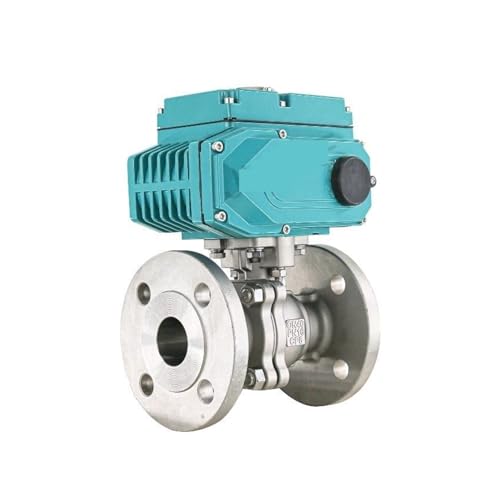Elektrische Kugelhähne Electric Ball Valve Flange 304 Stainless Steel Switch Water Valve Q941F-16 von NATEPLALFC