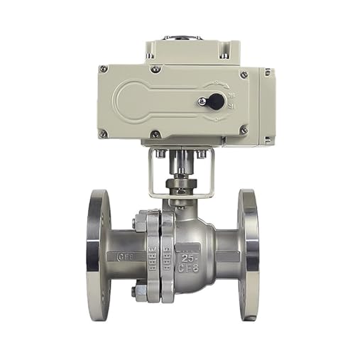 Elektrische Kugelhähne Q941F-16P Stainless Steel Electric Ball Valve Cast Steel Flange Switch Type Shut-off Valve(Dn20304mediumlighttype+type5) von NATEPLALFC