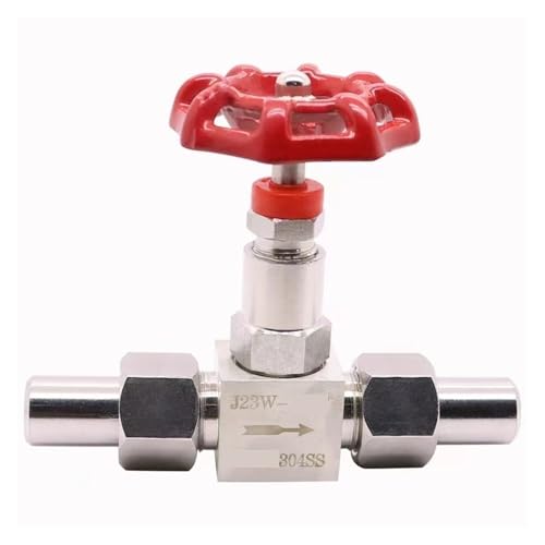 NATEPLALFC Absperrventil 304 Stainless Steel Welded Needle Valve J23W Stop Valve External Thread Union Needle Valve(J23w-160pdn61point) von NATEPLALFC