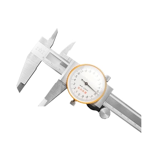 Skalenmessschieber Stainless Steel Gauge Caliper 0-150 Represents Two-way Vernier Caliper Precision 0.01 Gauge Caliper(0-150(metalwithShell0.02)) von NATEPLALFC