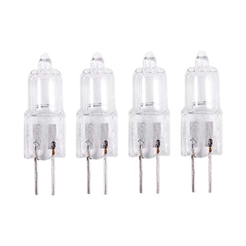 NATHA 12V 20W 2 Pin G4 Basis Halogen GlÜHbirne 4 StÜCk Warmweiß von NATHA