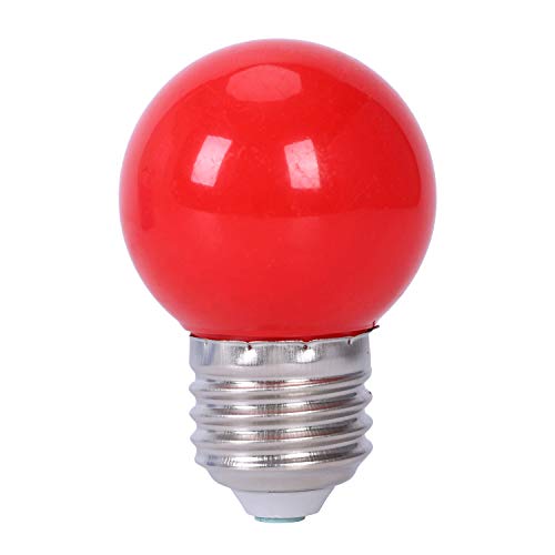 NATHA E27 3W 6 SMD LED Energiesparlampe Globe Light Lampe AC 110-240V, Rot von NATHA