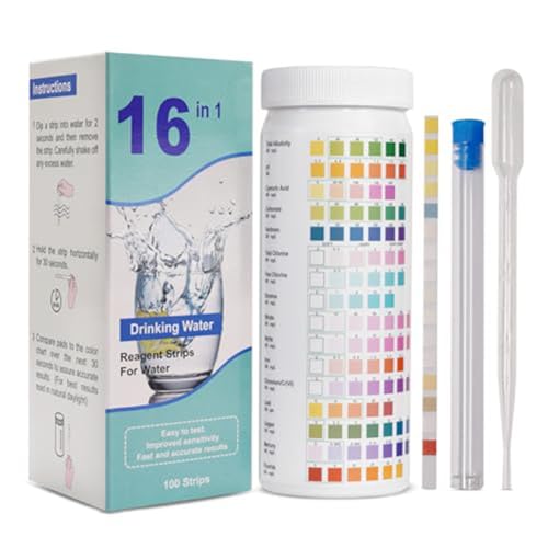 NATHA Trinkwasser-Testkit Fluorid-Testkit 100 Streifen Testkit für die Wasserqualität zu Hause NATHA Trinkwasser-Testkit Fluorid-Testkit 100 Streifen Testkit für die Wasserqualität zu Hause von NATHA