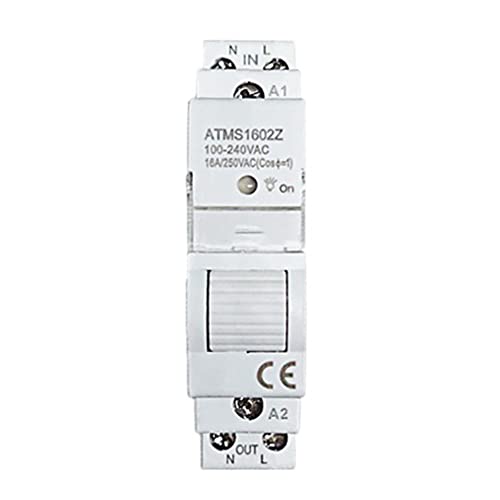 NATHA Tuya Smart Life ZigBee 16A Din Rail 1P Switch KWh Meter Smart Home Switch mit Energiemonitor Timer-Unterstützung App-Fernbedienung von NATHA