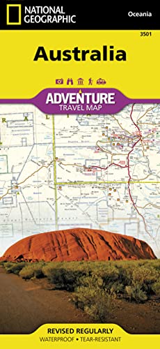 Australien: NATIONAL GEOGRAPHIC Adventure Maps: Protected Areas, Points of Interest, Detailed Road Network and Town Location Index. Waterproof. Tear-resistent Australien: NATIONAL GEOGRAPHIC Adventure Maps: Protected Areas, Points of Interest, Detailed Road Network and Town Location Index. Waterproof. Tear-resistent von National Geographic