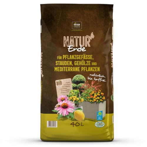 NATUR Erde PATZER Bio für Pflanzgefäße Stauden Gehölze torffrei - 40 Liter NATUR Erde PATZER Bio für Pflanzgefäße Stauden Gehölze torffrei - 40 Liter von NATUR Erde
