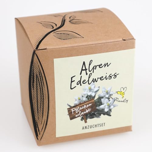 Geschenk-Anzuchtset ALPENEDELWEISS - Geschützte Schönheit für Ihren Garten Geschenk-Anzuchtset ALPENEDELWEISS - Geschützte Schönheit für Ihren Garten von NATUR KRAFTWERK