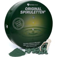 Spirulina Presslinge in Spirulettendose von NATURA VITALIS