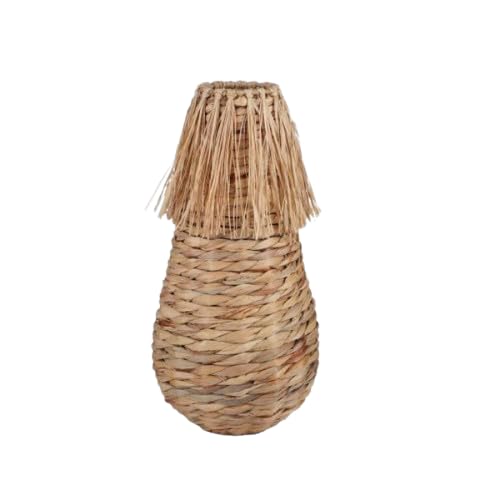 NATURAL LIVING "KORB AUS WASSERHYAZINTHE" UND BAST DURCHM. 24CM XH45CM von NATURAL LIVING