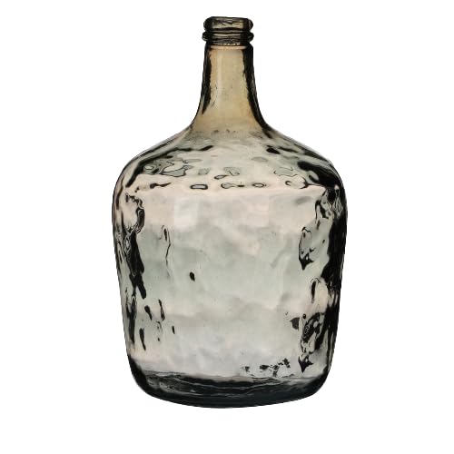 NATURAL LIVING VASE Dame Jeanne 10L Bernstein AUS RECYCELTEM Glas D24,5CM X H40CM von NATURAL LIVING