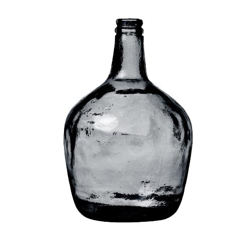 NATURAL LIVING VASE Dame Jeanne 4L Quarz AUS RECYCELTEM Glas D19CM X H31CM von NATURAL LIVING