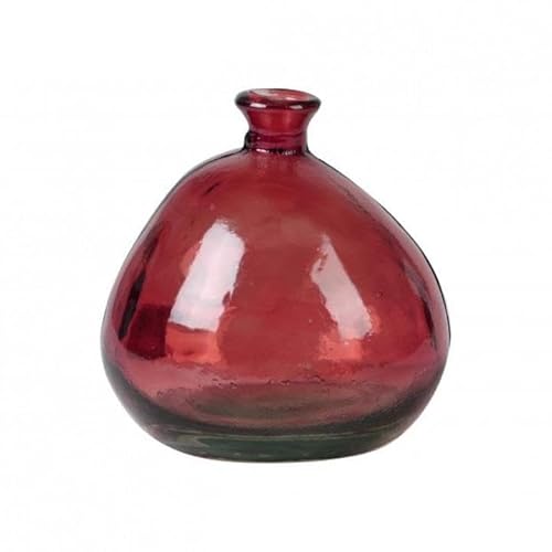 NATURAL LIVING VASE Mila 2L Rubi AUS RECYCELTEM Glas D17CM X H18CM von Urban Living