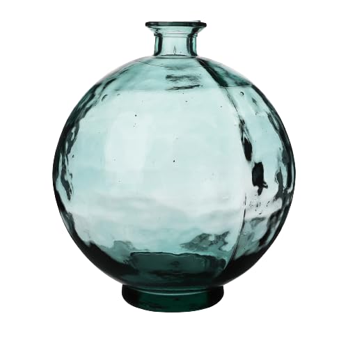 NATURAL LIVING VASE Opera 21L AUS RECYCELTEM Glas Durchmesser 34CM X H39CM von NATURAL LIVING