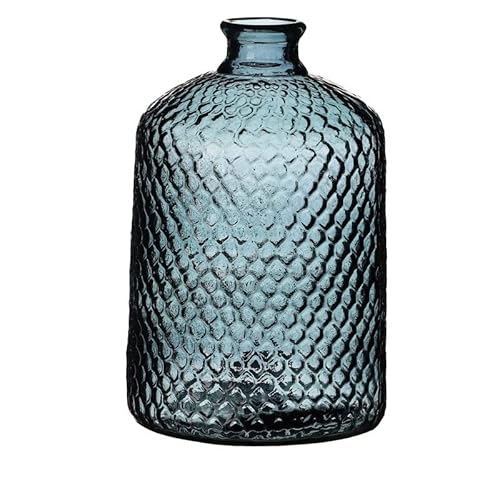 NATURAL LIVING VASE Serena 5L Quartz AUS RECYCELTEM Glas D18,5CM X H31CM von NATURAL LIVING