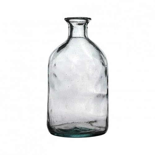 NATURAL LIVING VASE Victoria 1,1L AUS RECYCELTEM Glas DURCHM. 11CM X H20CM von NATURAL LIVING