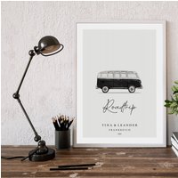 Geschenk Für Camper - Handgemalter Bulli Als Personalisiertes Zur Erinnerung An Den Gemeinsamen Urlaub, Roadtrip Und Co Geschenk Für Camper - Handgemalter Bulli Als Personalisiertes Zur Erinnerung An Den Gemeinsamen Urlaub, Roadtrip Und Co von NATURBEDACHT