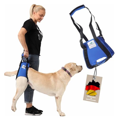 Nature Pet © - Tragehilfe Hund hinten - Verstellbarer Hunde Tragegurt als Treppenhilfe - Ideal für ältere, kranke oder operierte Vierbeiner - Praktische Unterstützung für Mobilität (XXL, Schwarz) Nature Pet © - Tragehilfe Hund hinten - Verstellbarer Hunde Tragegurt als Treppenhilfe - Ideal für ältere, kranke oder operierte Vierbeiner - Praktische Unterstützung für Mobilität (XXL, Schwarz) von Nature Pet