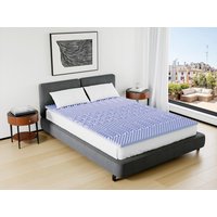 Topper - 160 x 200 cm - Memory Schaum - 7 Zonen - mit Lavendelextrakten - Stärke 5 cm - ANESI von NATUREA von Vente-unique