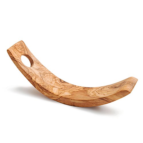 NATUREHOME Design Olivenholz Weinflaschenhalter Flaschenhalter Weinständer 25cm von NATUREHOME