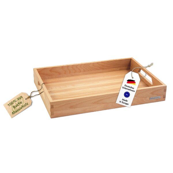 NATUREHOME Holztablett Serviertablett Küchentablett Serie NH-B 50 x 35,5 x 7cm NATUREHOME Holztablett Serviertablett Küchentablett Serie NH-B 50 x 35,5 x 7cm von NATUREHOME
