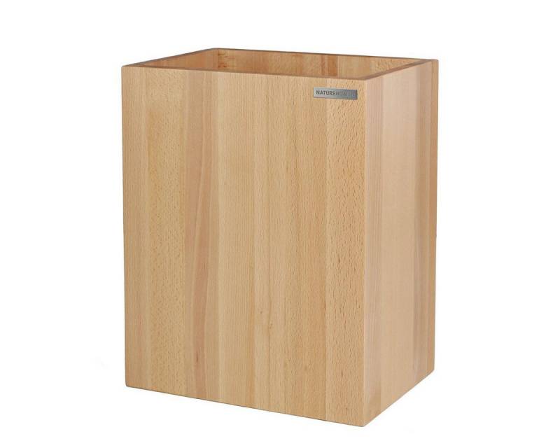 NATUREHOME Papierkorb CLASSIC Papierkorb Buche natur geölt 30 x 20 x 35 cm von NATUREHOME