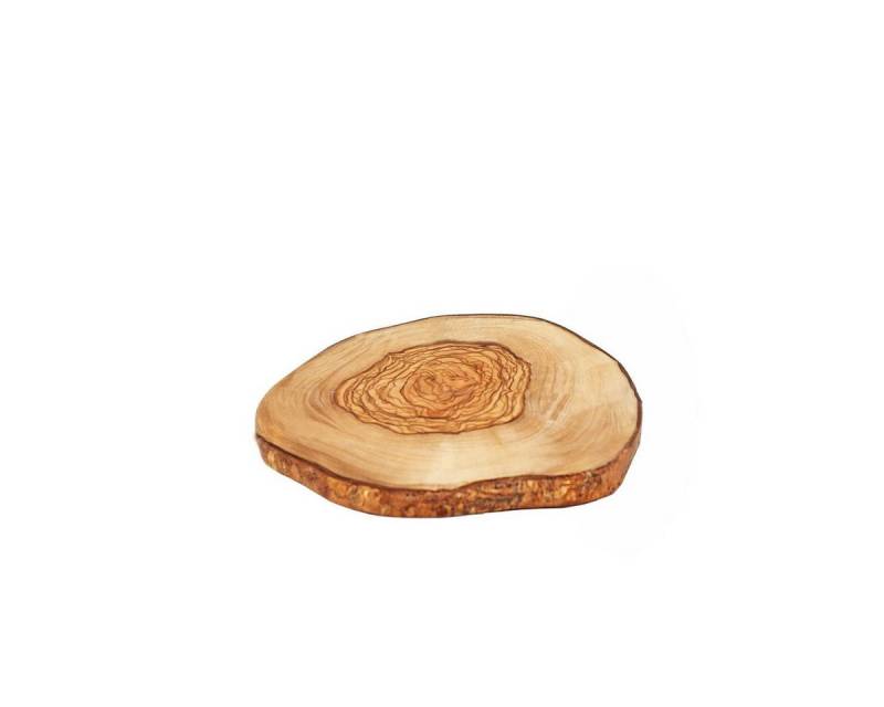 NATUREHOME Schneidebrett Baumscheibe rustikal - Ø 7-12 cm, Olivenholz, (Einzelartikel), Handarbeit von NATUREHOME
