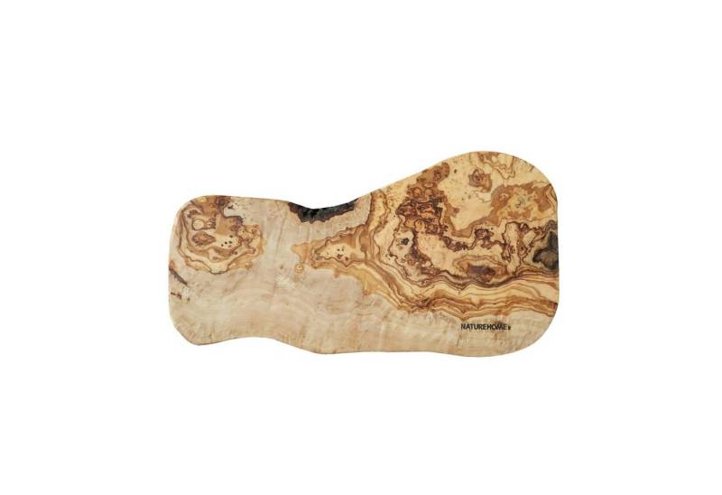 NATUREHOME Schneidebrett Baumscheibe Schneidebrett Olivenholz Naturkante, Olivenholz, (Einzelartikel), Handarbeit von NATUREHOME