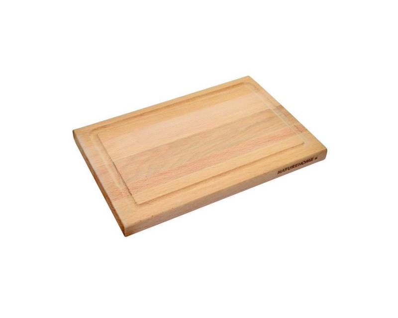 NATUREHOME Schneidebrett Schneidebrett einseitig, Buchenholz, (Einzelartikel), Handarbeit von NATUREHOME