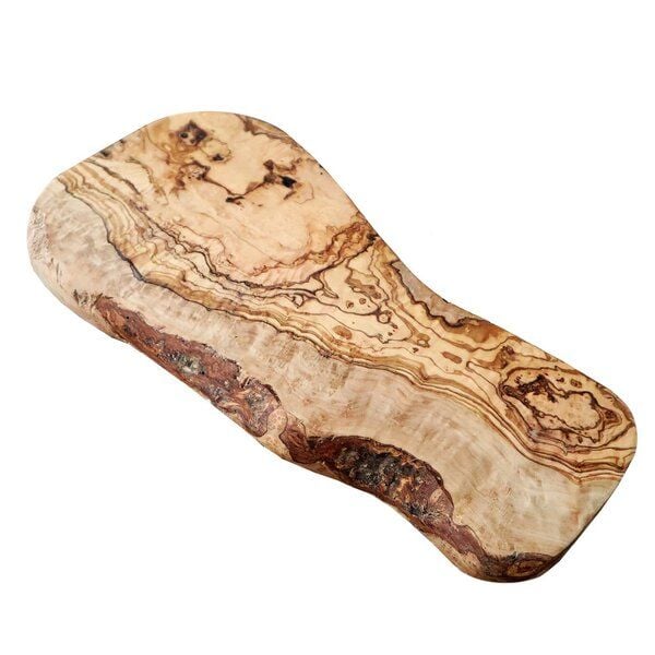 NATUREHOME Servierbrett Schneidebrett Baumscheibe Olivenholz m. Naturkante NATUREHOME Servierbrett Schneidebrett Baumscheibe Olivenholz m. Naturkante von NATUREHOME