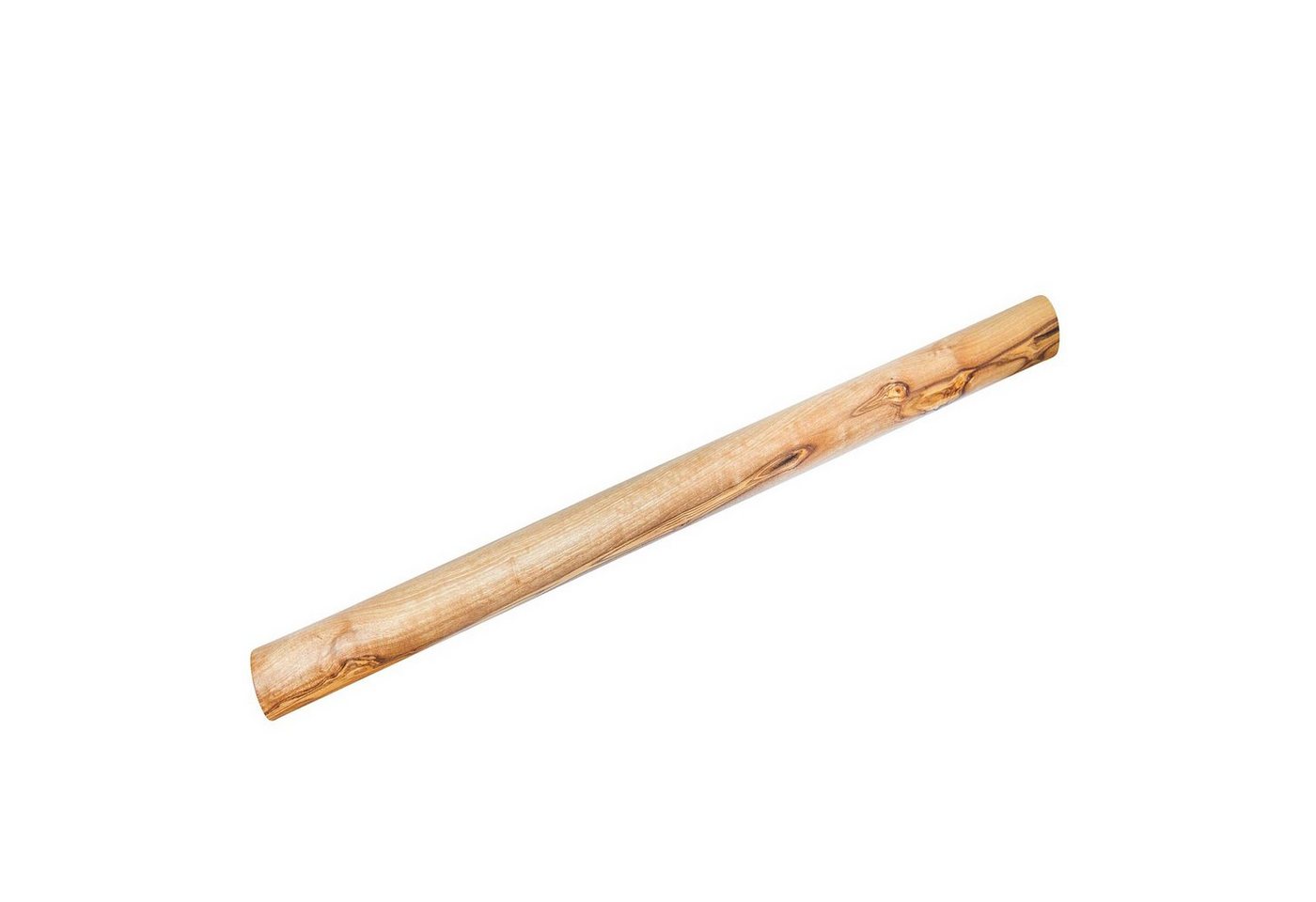 NATUREHOME Teigroller Universeller Holzstab Nudelholz Olivenholz 42x4 cm oder 42x2,5 cm Olivenholz, Teigroller für Crepe, Pizzateig, Kekse usw. von NATUREHOME