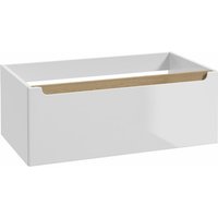 Naturel - Ergänzende Badezimmermöbel Stilla 80x30x45 cm weiß (STILLAB08001) von NATUREL