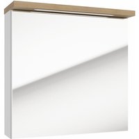 Stilla Spiegelschrank + led 60x60 cm weiß (STILLAE06017) - Naturel von NATUREL