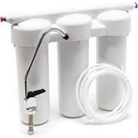 Naturewater - NW-PRG03 3 Stufen Wasserfilter, 5 µ, Ø60 mm pp Kartusche, Untertischfilter Wandhalterung, Filterschlüssel, Sedimentfilter von NATUREWATER